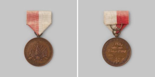 Prize medal of the Nederlandsche Schutterij Kader-Bond, 1891, volley fire, third prize