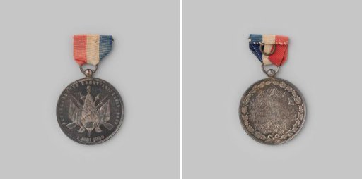 Prize medal of the Nederlandsche Schutterij Kaderbond, 1892, volley fire, second prize