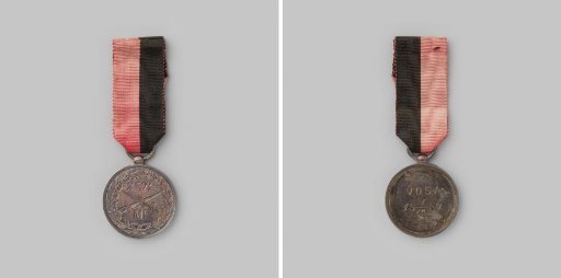 Prize medal competition of the mutual Amsterdam fencing course, won by the association of non-commissioned officers of the militia in Amsterdam, second prize for fencing with the foil