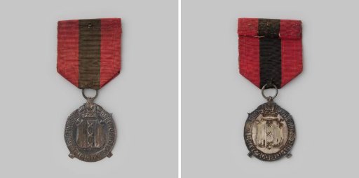 Badge for members of the Society Eensgezindheid of non-commissioned officers in Amsterdam