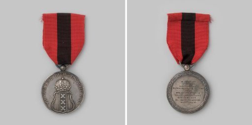 Commemorative medal of the Volunteer Civic Guard Amsterdam