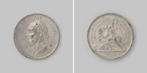 Commemorative medal of the Battle of Waterloo, 1815-1865