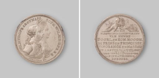 Entry and stay of Prince Willem V with his wife in Amsterdam