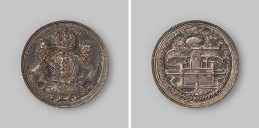 Fire engine medal for Jan Rijser de Jonge, captain in district 44 in Amsterdam