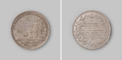 Commemorative medal of the exercise society of the Civic Guard in Delft