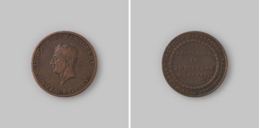 Scatter medal on the inauguration of Willem I