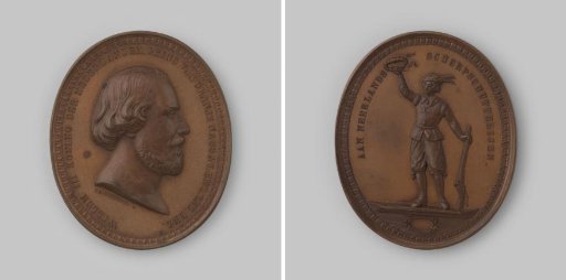 Prize medal of King Willem III to the Dutch Sharpshooters