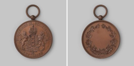 Strike of the prize medal of the Civic Guard of Amsterdam