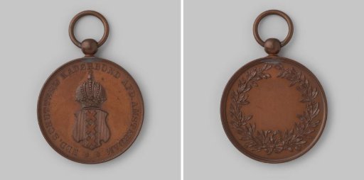 Strike of the prize medal of the Amsterdam section of the Dutch Civic Guard Cadre Union