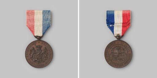Commemorative medal for the tenth anniversary of the Dutch Civic Guard Cadre Union