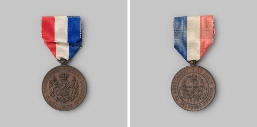 Commemorative medal for the tenth anniversary of the Dutch Civic Guard Cadre Union