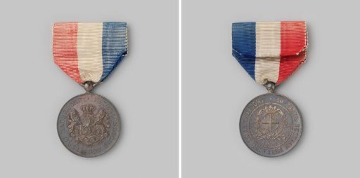Commemorative medal for the tenth anniversary of the Dutch Civic Guard Cadre Union
