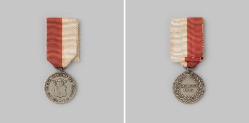 Commemorative medal company Utrecht volunteers on horseback no. 5