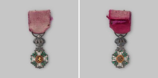 Knight's Cross of the Belgian Order of Leopold, worn by Mr. W.K. van der Breggen, member of the shooting council of Amsterdam