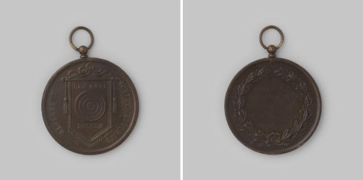 Prize medal of the Sharpshooters-Defence Association Een Doel in Bussum, third prize for Individual shooting