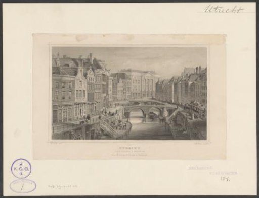 Utrecht. Oude Gracht & Town hall