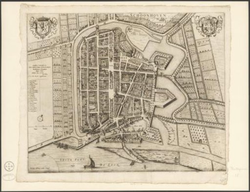 Plan of Schoonhoven