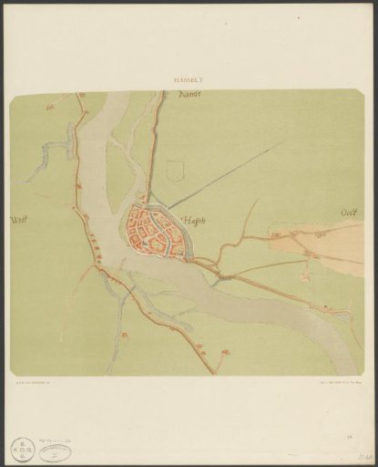 Plan of Hasselt