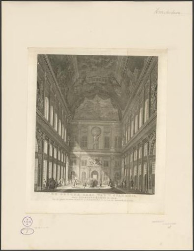 Burgerzaal in the Town Hall on the Dam at Amsterdam