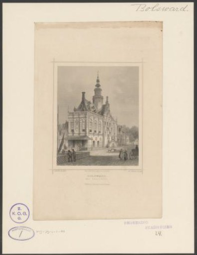 Bolsward. The Town Hall