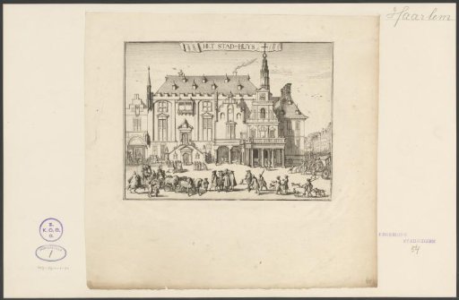 View of the Town Hall in Haarlem
