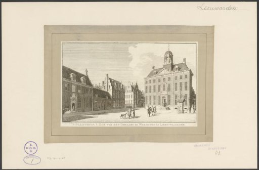 The Town Hall. The Court of His Grace: and the Orphanage in Leeuwarden.
