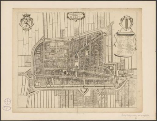 Plan of Delft