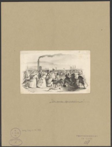 Crowd on a platform