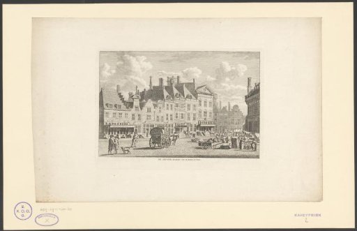 View of the Market in Middelburg