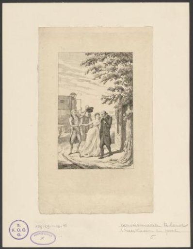 Woman Saying Farewell to Her Father After Her Wedding