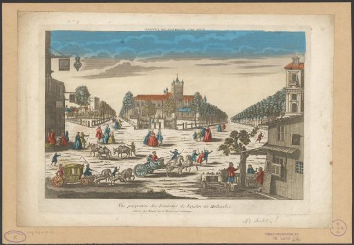 View of a Square Near Leiden