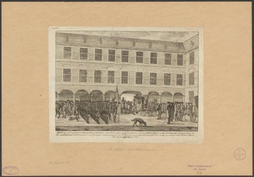 Attack on the Deputies of Dordrecht as They Ride Through the Stadthouder's Gate onto the Binnenhof, 1786