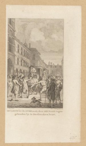 Carriage with the Deputies of Dordrecht Held Up at the Stadthouder's Gate, 1786