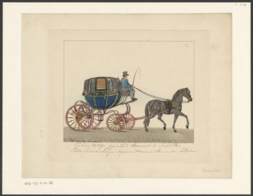 Horse-drawn carriage in Amsterdam