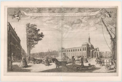 View of the Oude Beurs in Rotterdam