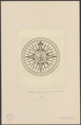 Business Card of the Compass Maker Jacob de Jong