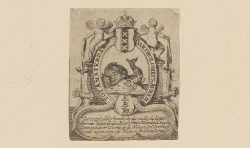 Trade label of Bartholomeus Aukema