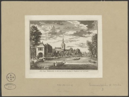 View of the Country Estate Vrederust on the Vecht in Vreeland