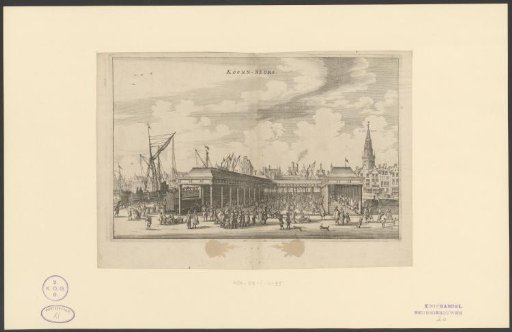 View of the Grain Exchange in Amsterdam