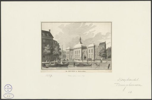 View of the Exchange in Rotterdam