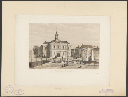 View of the Exchange in Schiedam