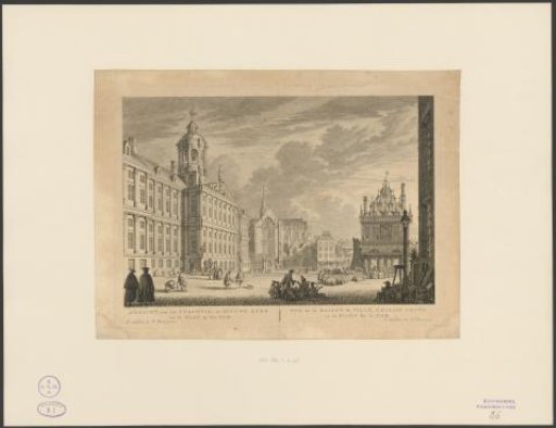 View of the Dam in Amsterdam