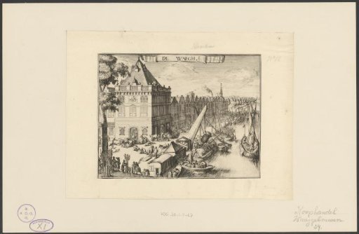 View of the Waag in Haarlem