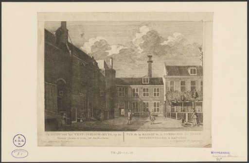 View of the West India House in Amsterdam