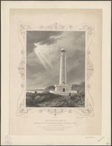 Lighthouse with a Monument in Honour of Jan Carel Josephus van Speijk