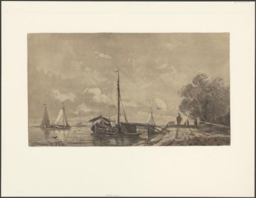River View with Ships