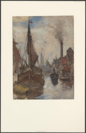 Canal with Ships
