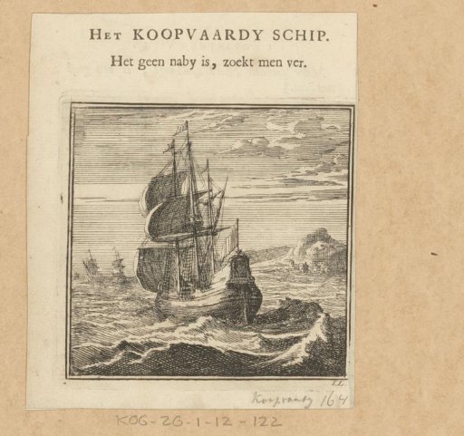 Seaview with a Three-Masted Ship and Two Smaller Sailing Ships