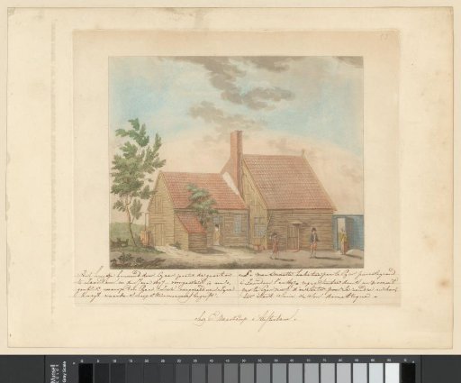 Tsar Peter's House in Zaandam, 1820