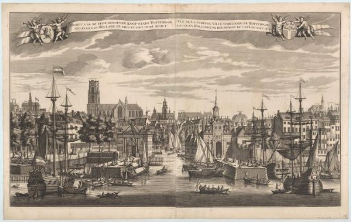 View of Rotterdam and the Maas